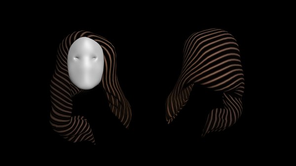 woman hair 3D