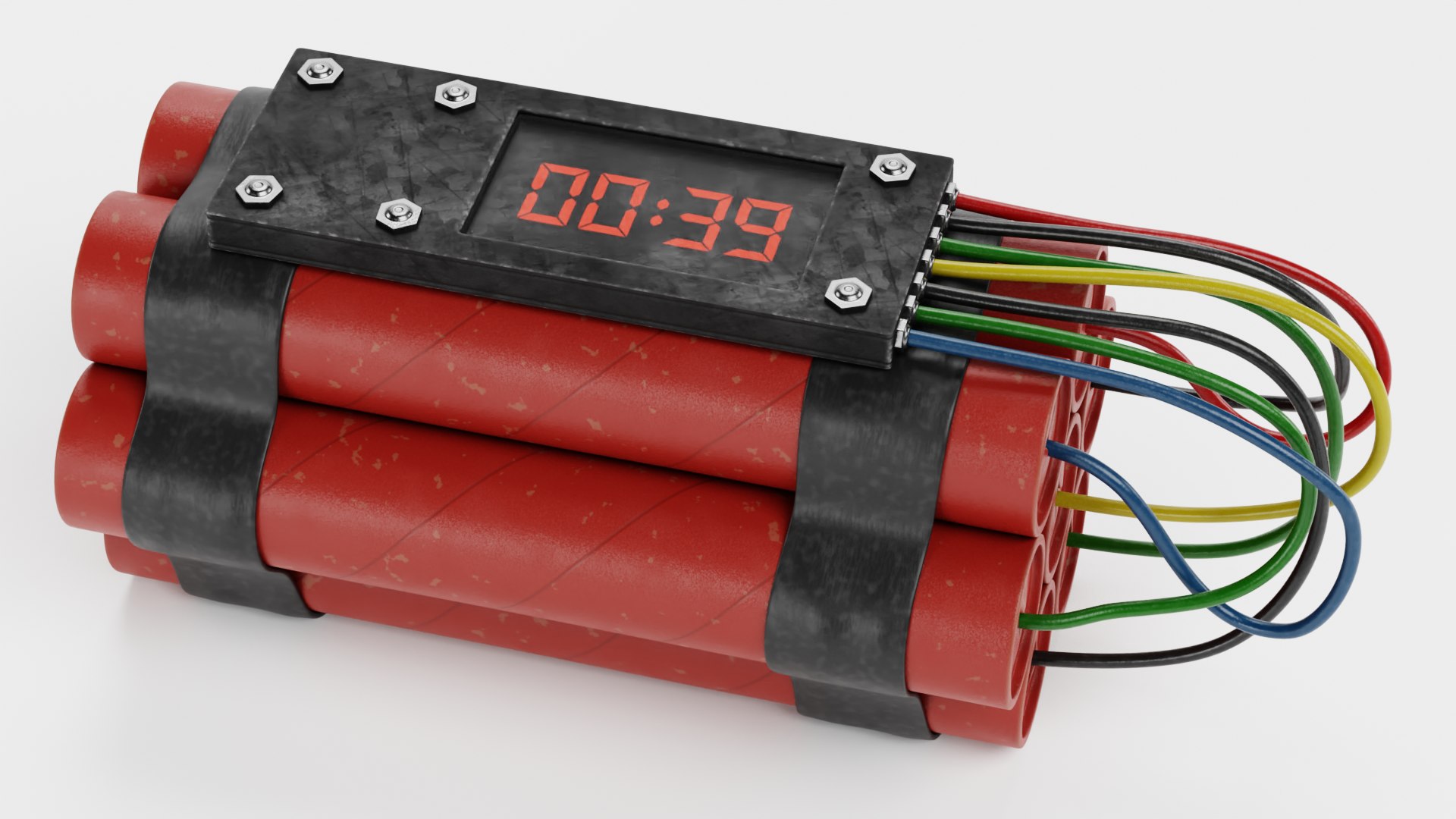 Dynamite bomb tnt model TurboSquid 1588205