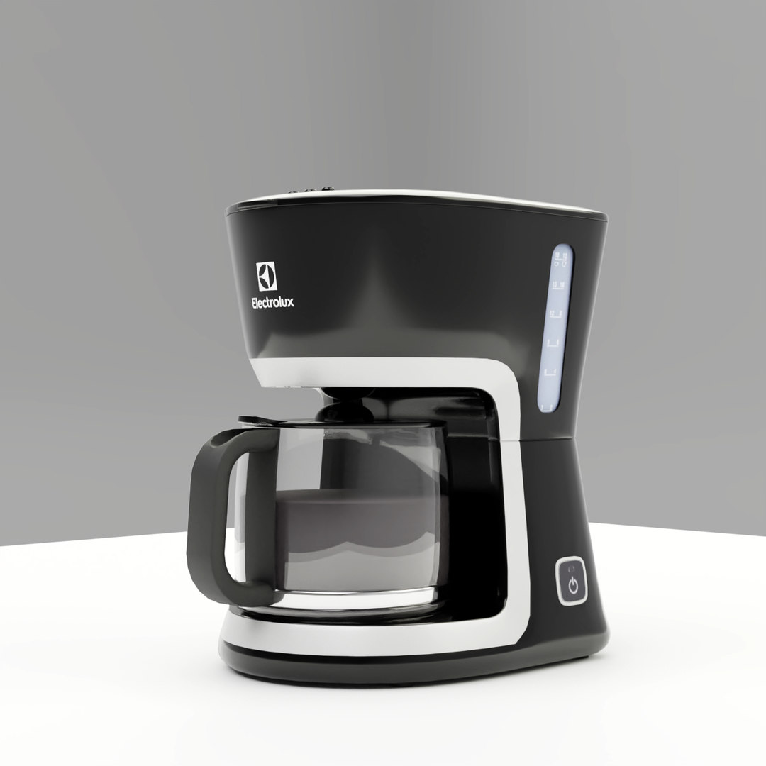 3D electrolux coffee maker ecm TurboSquid 1588230