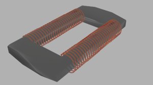 ferrite coil 3D