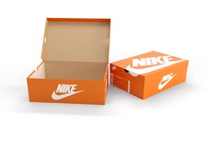 3D shoe box nike model