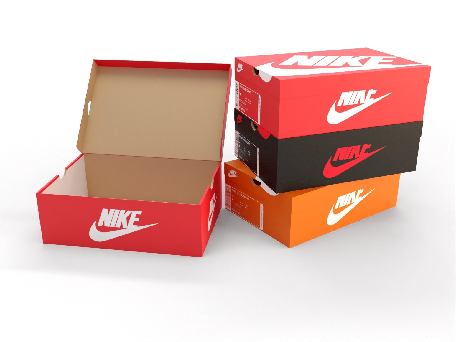 Caixa de sapatos Nike Modelo 3D TurboSquid 1588402