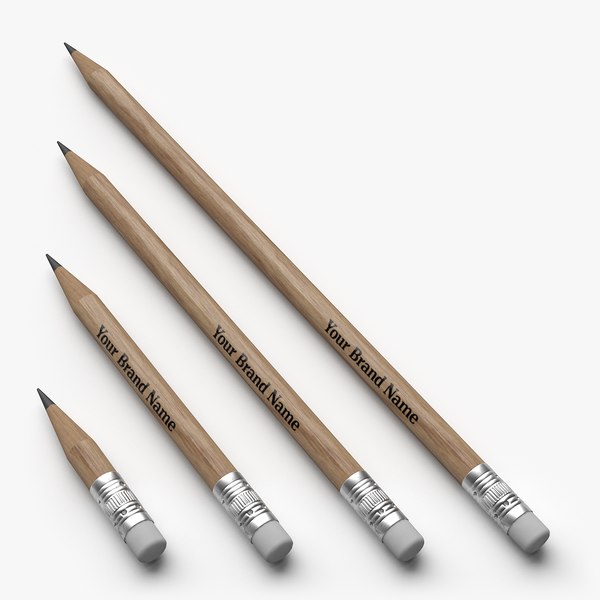 Download 3d Generic Pencil Mockup Rigged Turbosquid 1588481