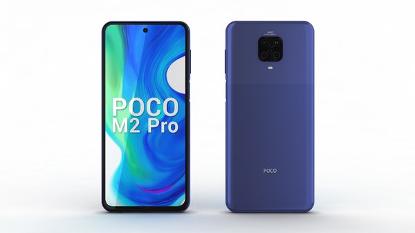 Xiaomi Poco M2 Pro 3d Model Turbosquid