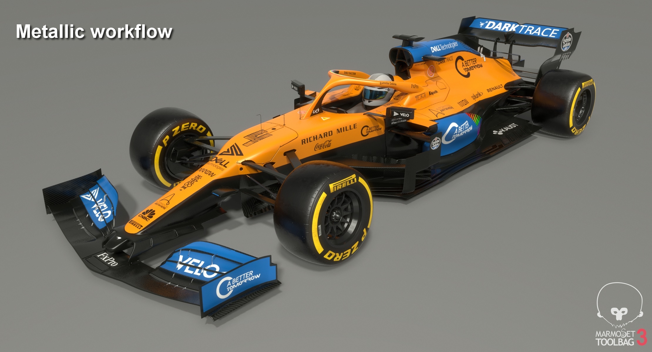 3D mclaren mcl35 f1 formula 1 - TurboSquid 1587833