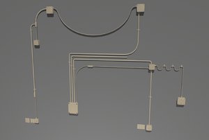 electrical wires set model