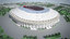 luzhniki stadium moscow 3d model