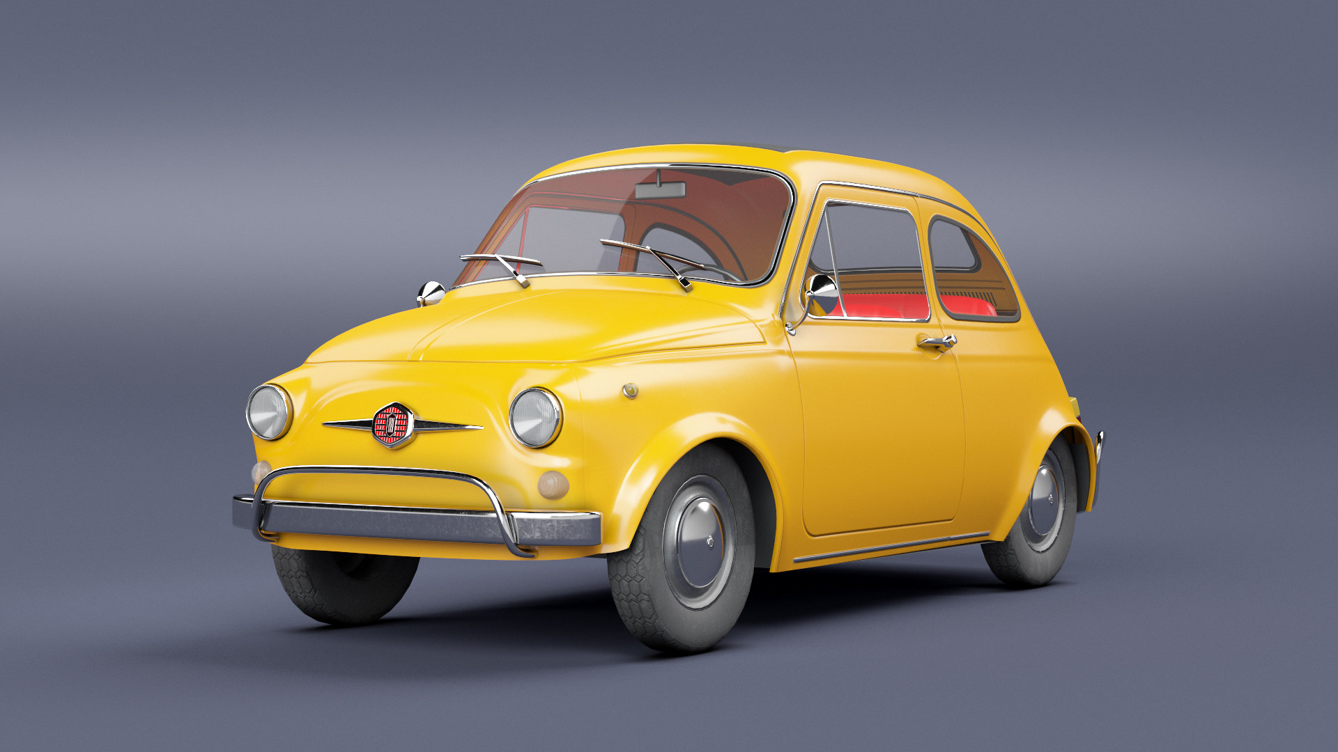 Modello 3D FIAT 500 L [low poly] - TurboSquid 1588938