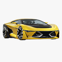 Futuristic Sport Coupe