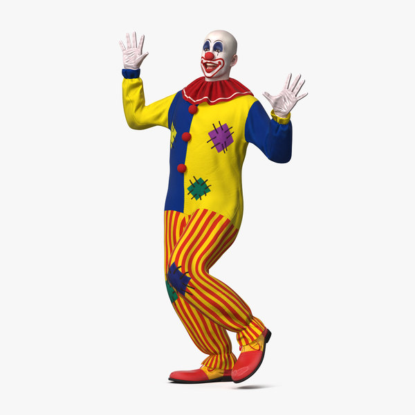 Bald Clown Dancing Pose Modelo 3D - TurboSquid 1589096