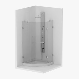 drain shower 3D