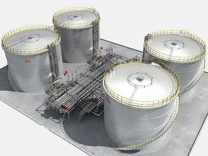 oil tank 3D model