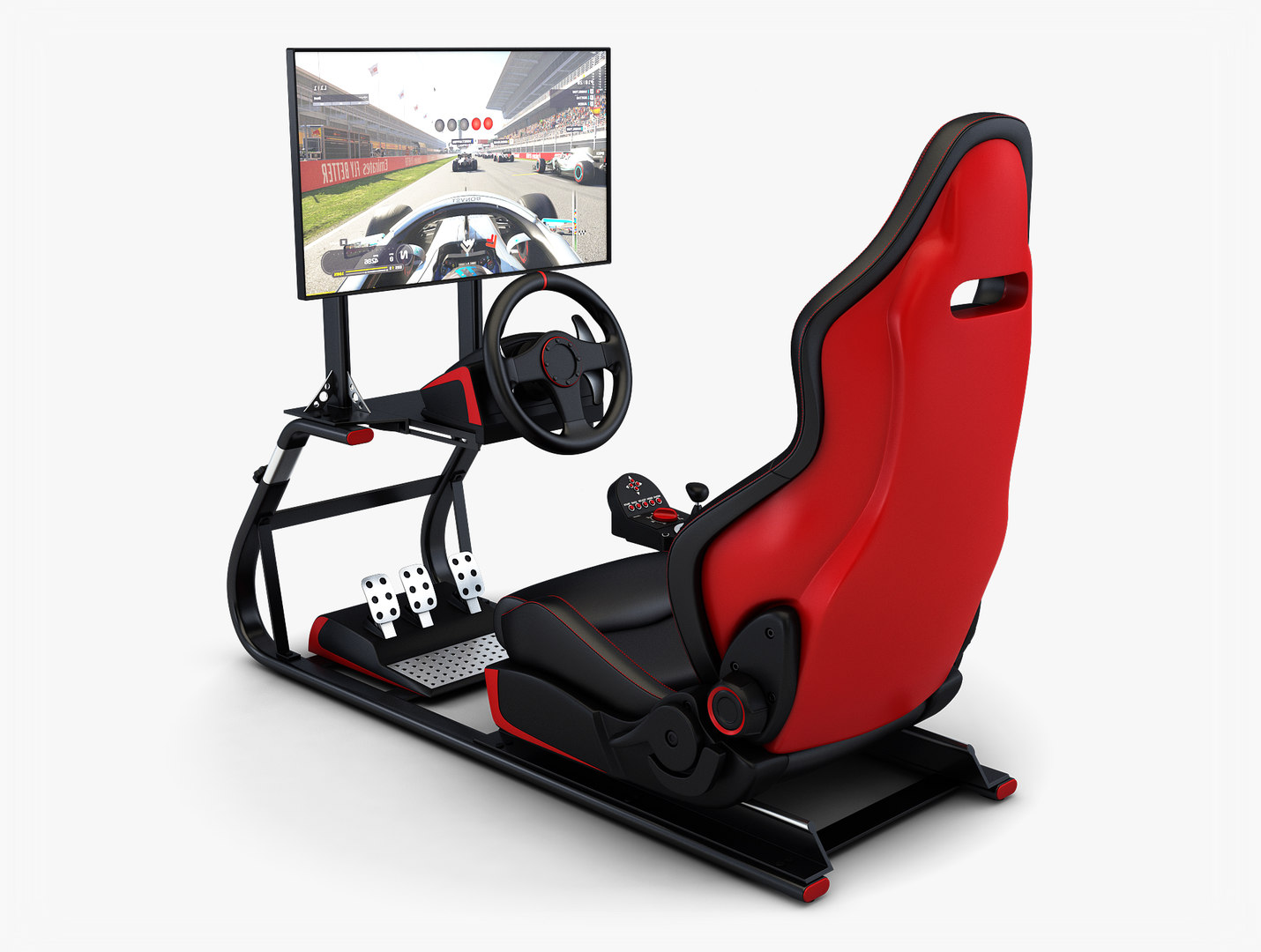 3D racing simulator display v model TurboSquid 1589250