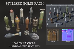 bombs pack 3D model