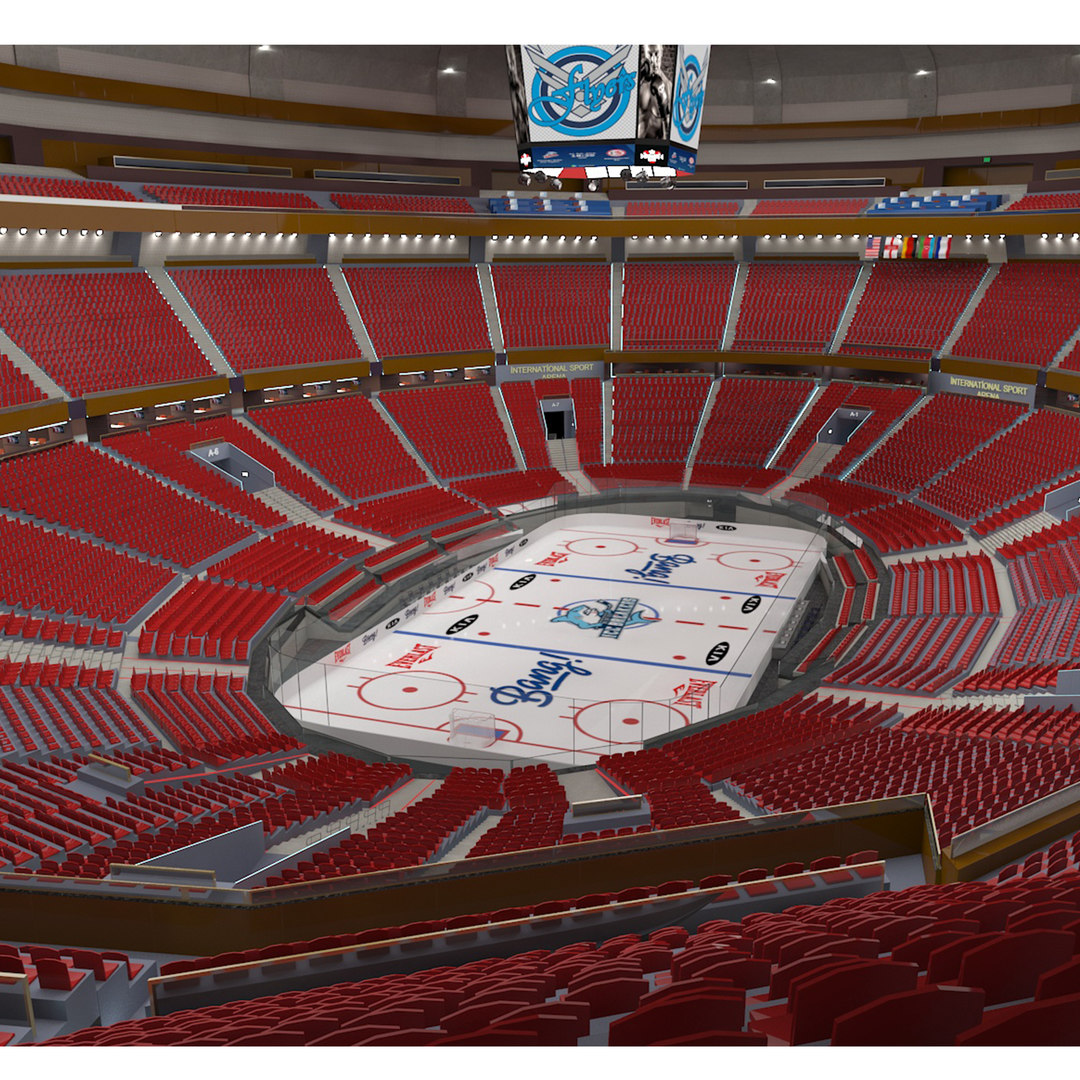 3D rena ice hockey - TurboSquid 1589646