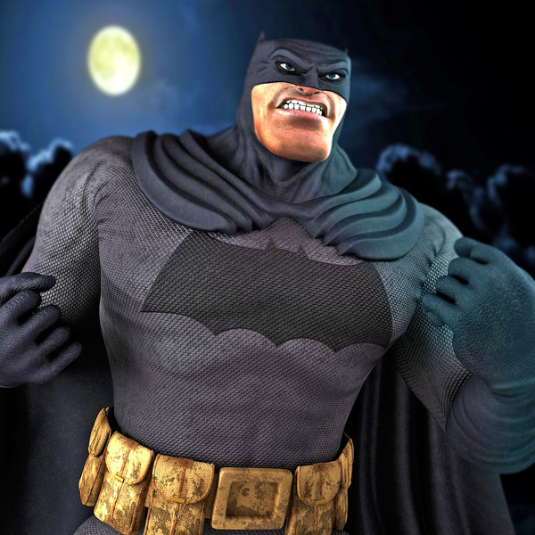 Modello 3d Batman Il Cavaliere Oscuro Ritorna Turbosquid 1460130