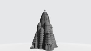3D model hotel gaudi
