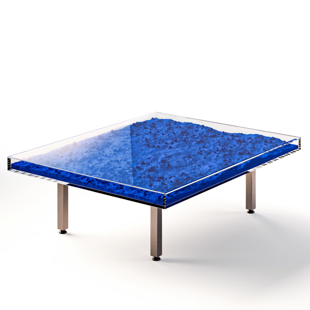 Table Klein Blue by Yves Klein3Dモデル TurboSquid 1589946