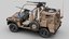 panhard 4x4 vps military vehicle 3d model