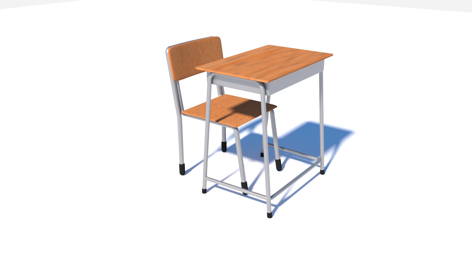 Japanese School Desk and Chair Set 3D 모델 TurboSquid 1590026