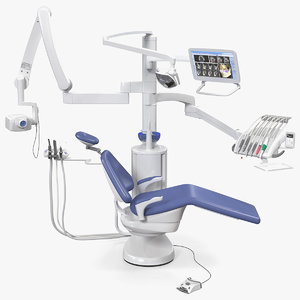 modern dental unit rigged 3D