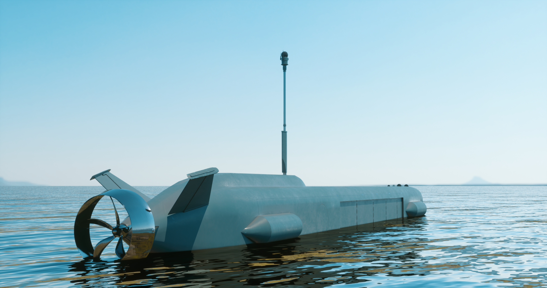 3D orca xluuvs submersible model - TurboSquid 1590267