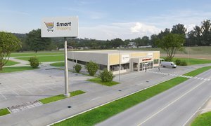 supermarket parking lot 3D model