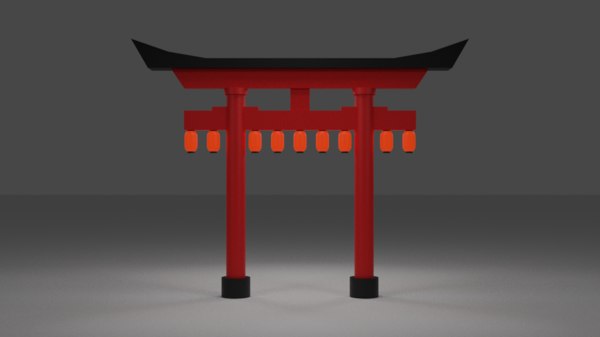 日本遺産鳥居3dモデル Turbosquid