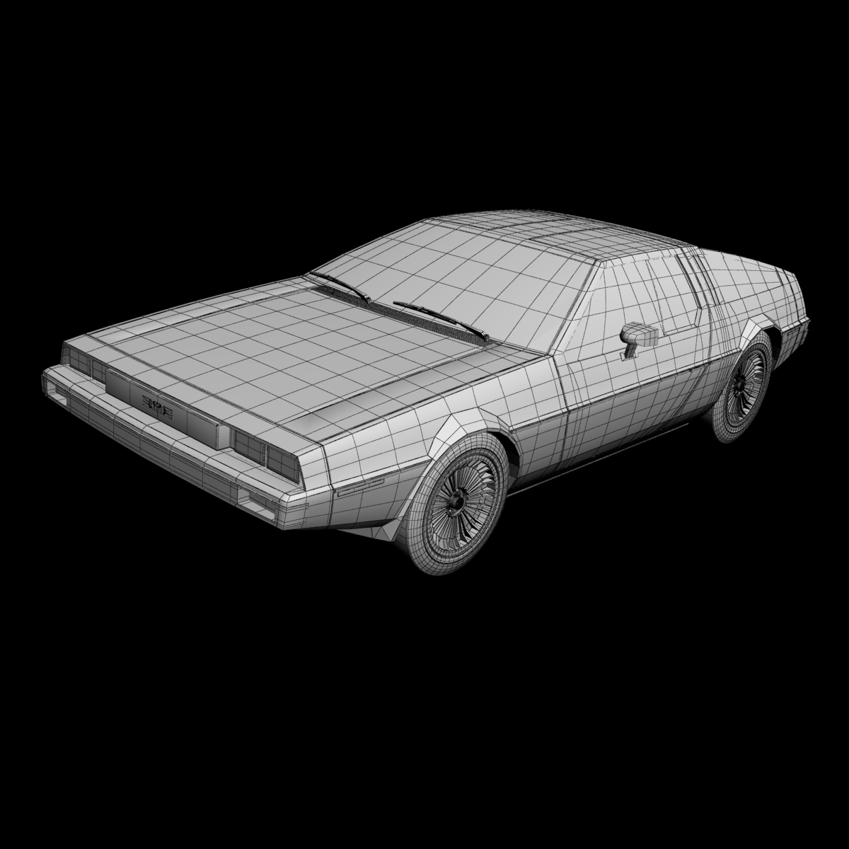 Delorean dmc 12 чертежи