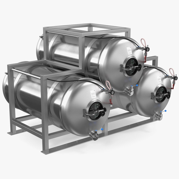 beer storage tank systems 3D model