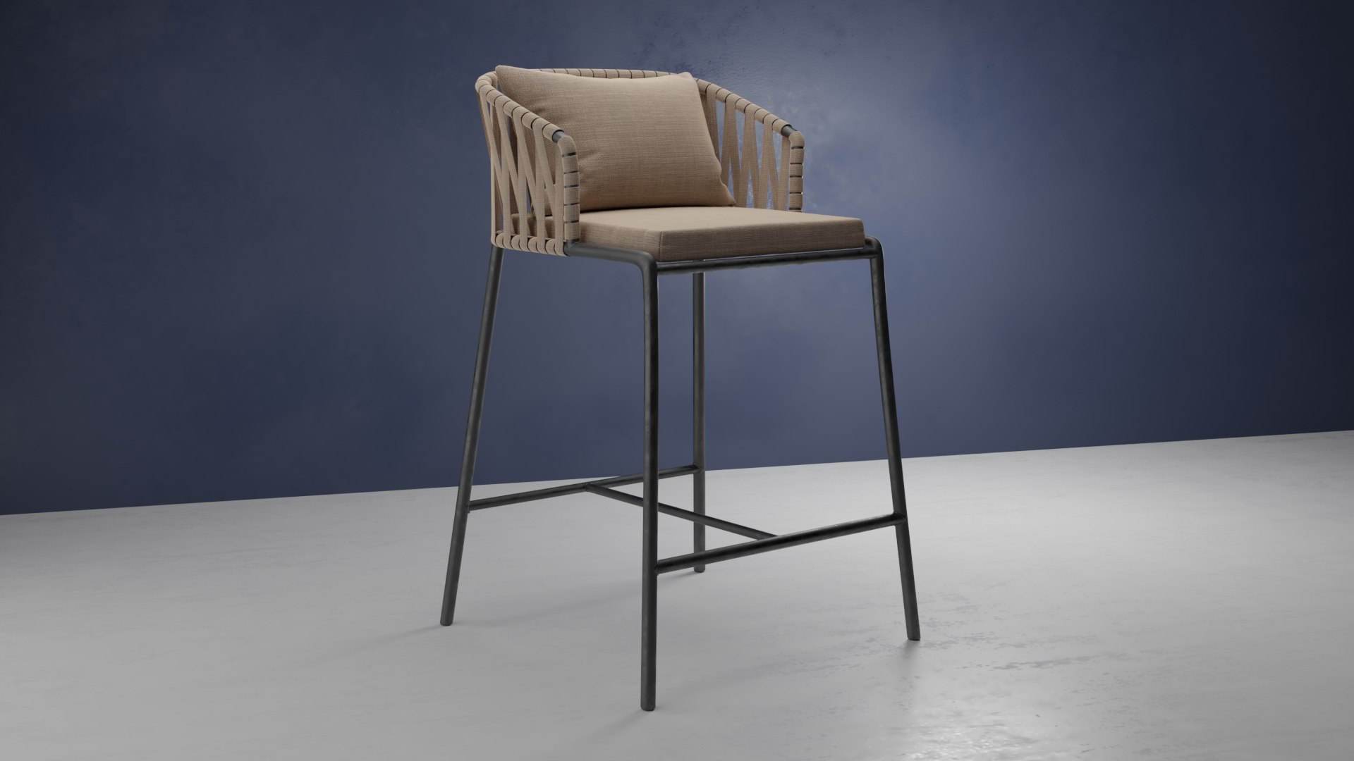 modelo 3d Kettal Stool TurboSquid 1590570