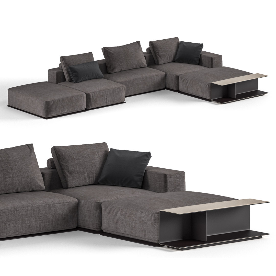 3D poliform westside sofa - TurboSquid 1590842