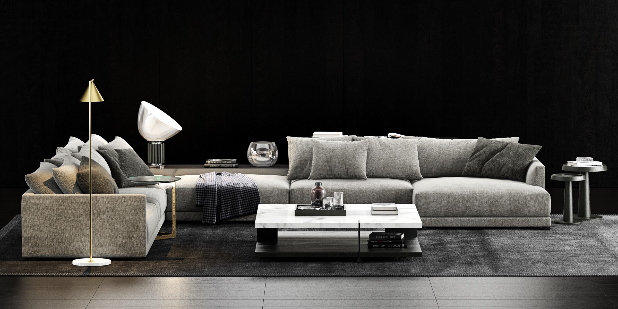 poliform bristol sofa 23d模型