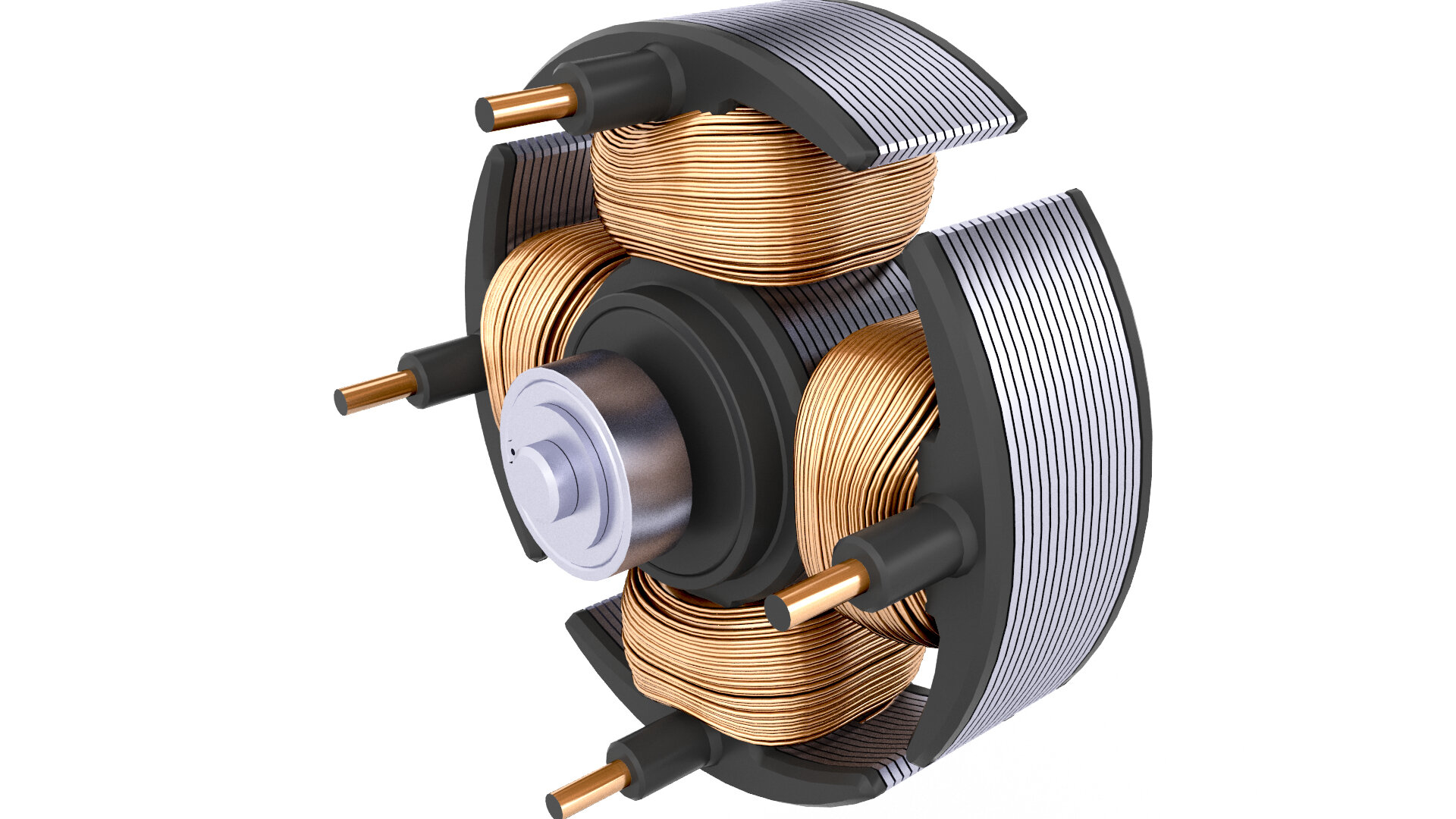 Stator electric motor model TurboSquid 1591200