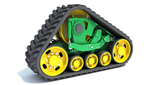 continuous track 3D model