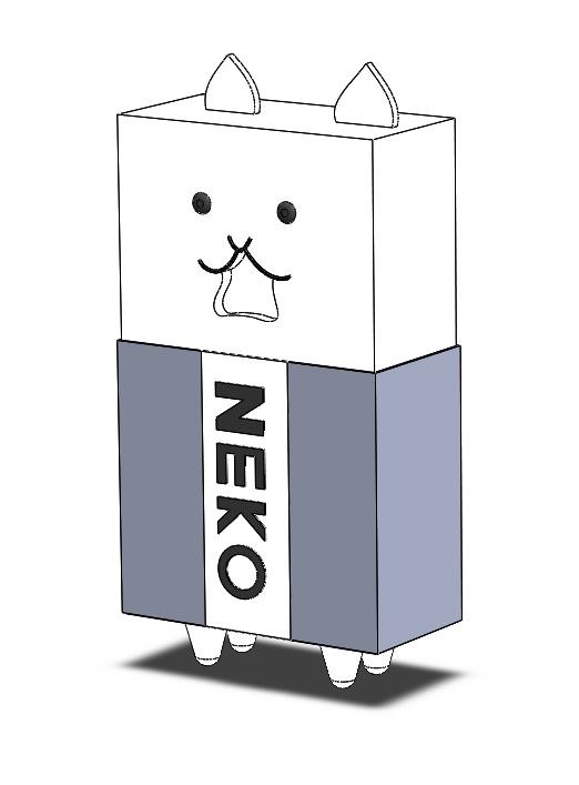 The Battle Cats Eraser Cat Modelo 3D TurboSquid 1591331