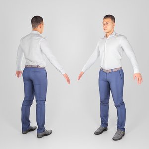 photogrammetry animation ready handsome model