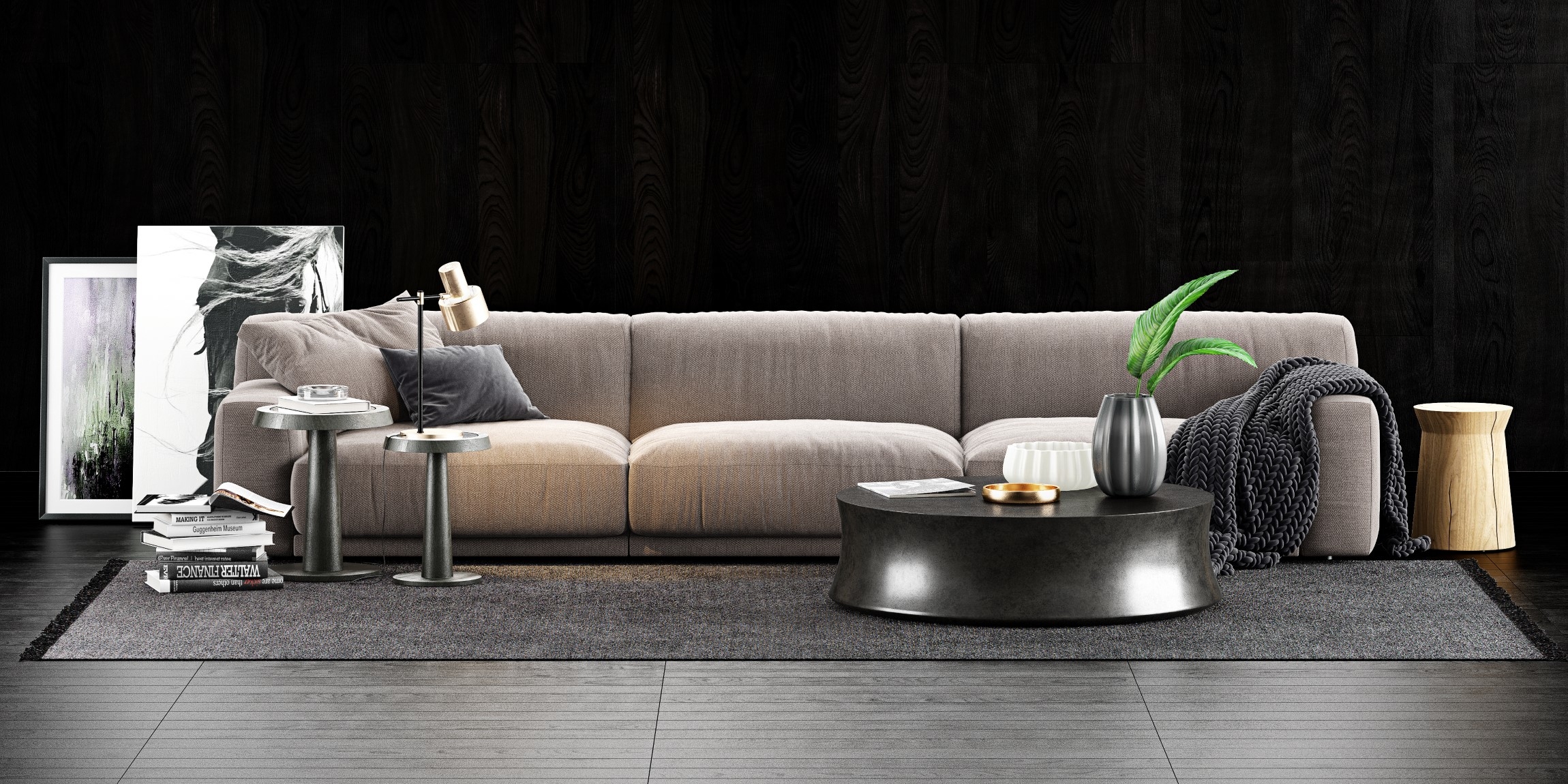 poliform paris seoul sofa 13d模型