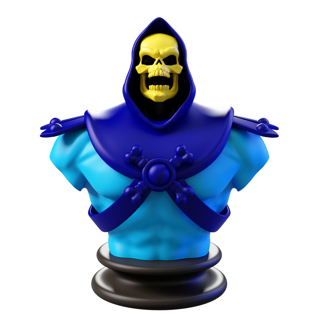 skeletor sculpture