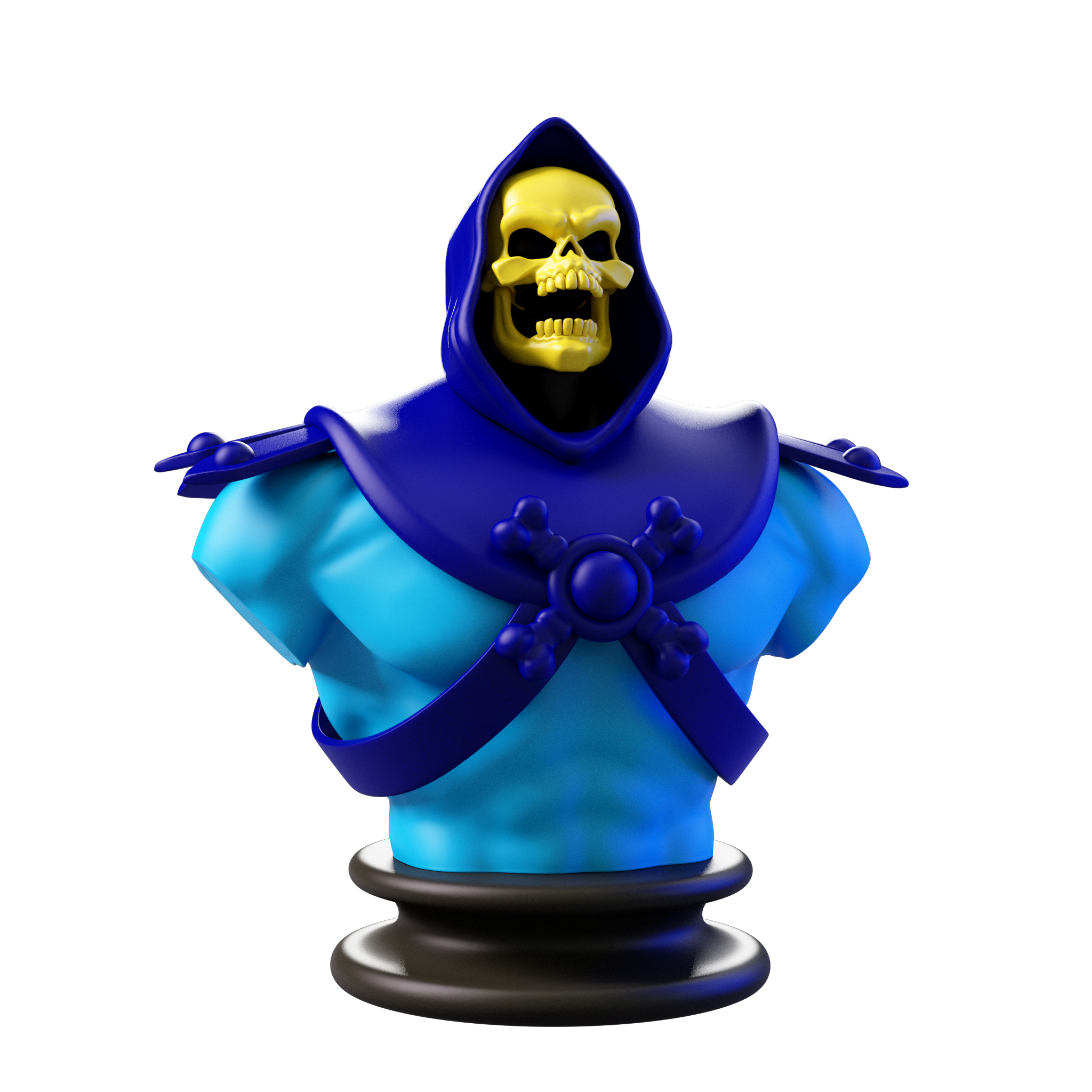 skeletor sculpture