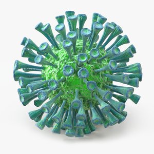 coronavirus virus corona 3D model