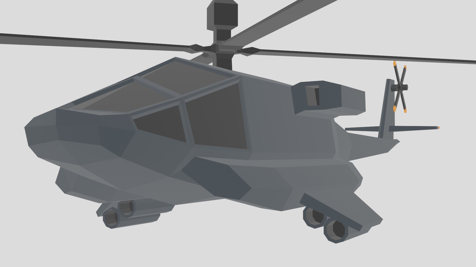 Low-poly Helicopter 3d - Turbosquid 1591950