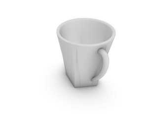3D taza cup model