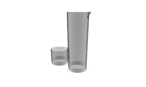 lobmeur glass cup beaker 3D model
