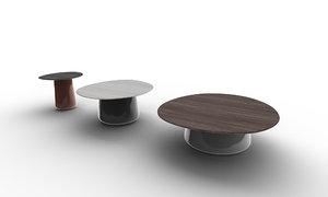 3D holly hunt satellite tables