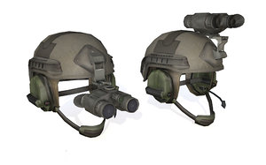 3D military helmet model