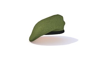 green beret cap 3D