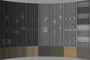 road terrain texture pack