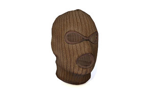 3D realistic face mask terrorist