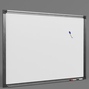 whiteboard 3d turbosquid models